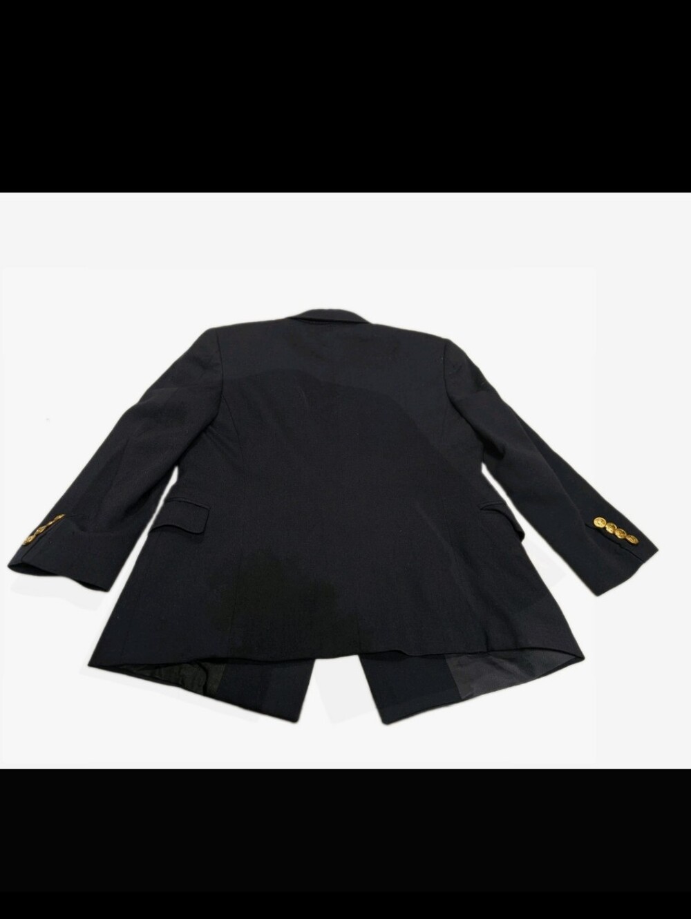 Polo Ralph Lauren Gold Crest Double Breasted Blazer Jacket Boys 10 Ivy League Pr - Picture 3 of 13